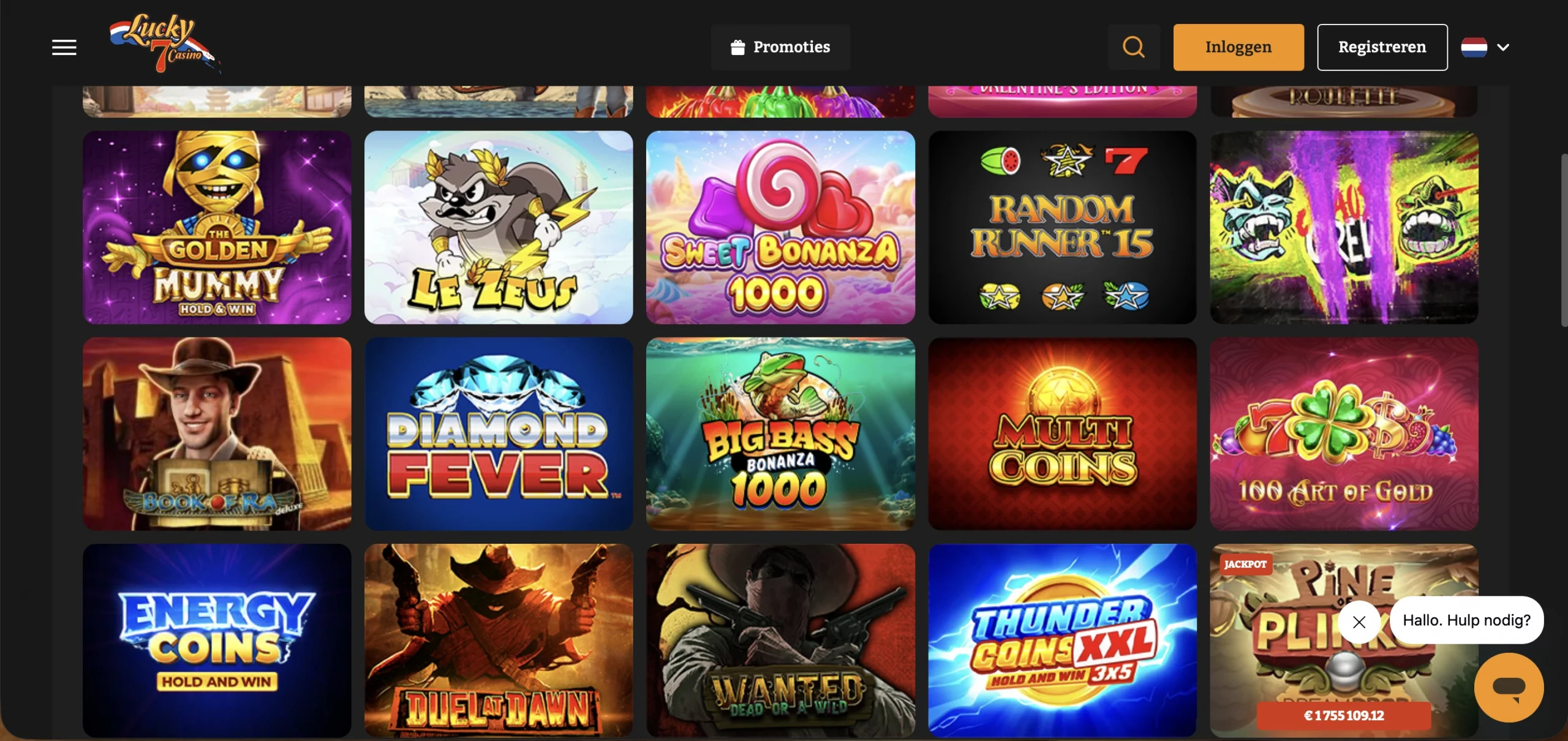 Lucky7 Casino-Spiele